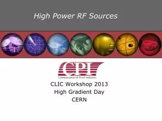 High Power RF Sources