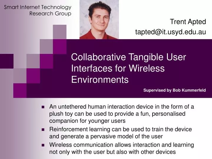 collaborative tangible user interfaces for wireless environments
