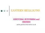 EASTERN RELIGIONS - slide 1