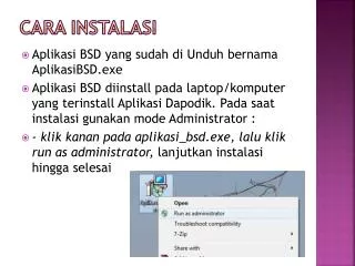 cara instalasi