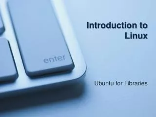 introduction to linux