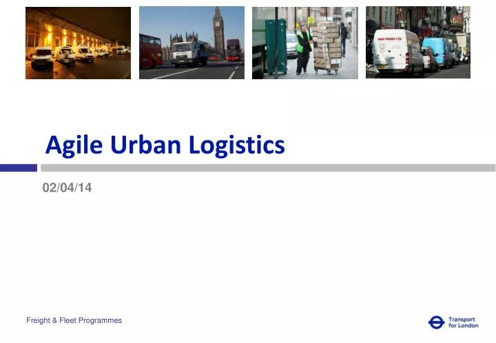 agile urban logistics