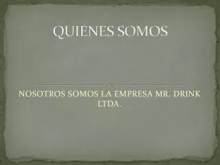quienes somos