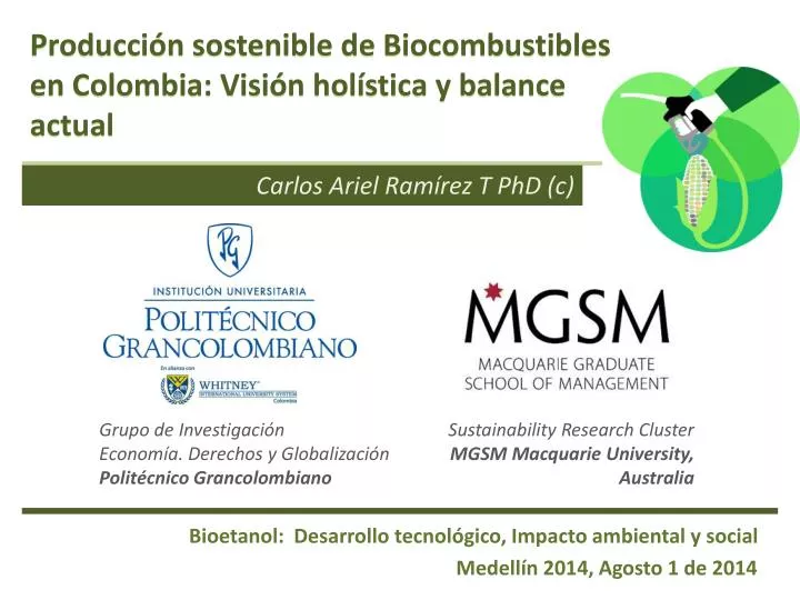 producci n sostenible de biocombustibles en colombia visi n hol stica y balance actual