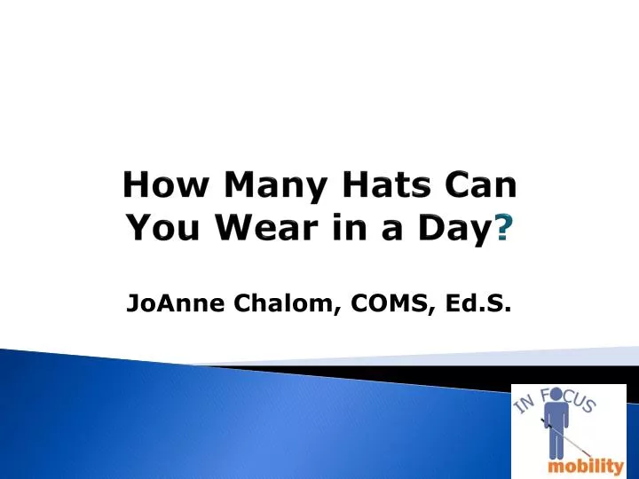 how many hats can you wear in a day
