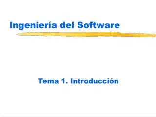 ingenier a del software