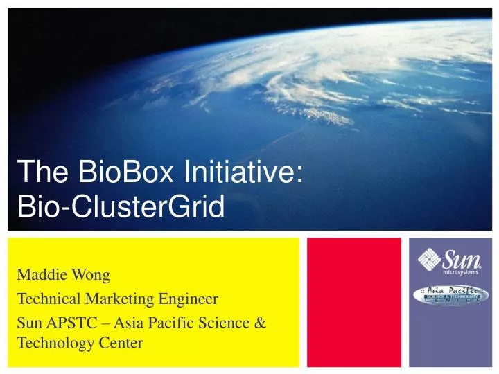 the biobox initiative bio clustergrid