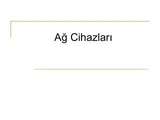 a cihazlar