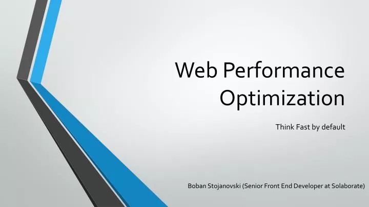 web performance optimization