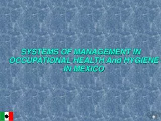 SYSTEMS OF MANAGEMENT IN OCCUPATIONAL HEALTH And HYGIENE IN MEXICO