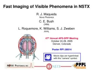 Fast Imaging of Visible Phenomena in NSTX