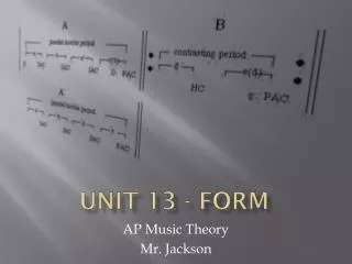 Unit 13 - Form