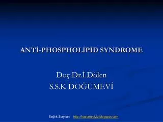 ant phosphol p d syndrome