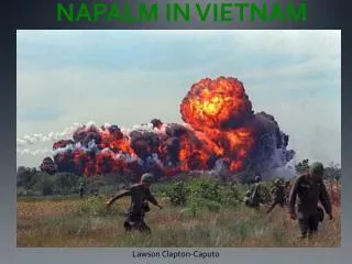 NAPALM IN VIETNAM