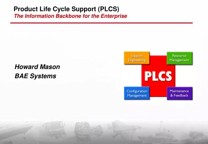 product life cycle support plcs the information backbone for the enterprise