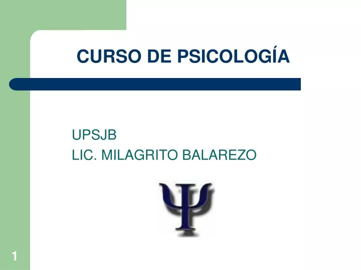 curso de psicolog a