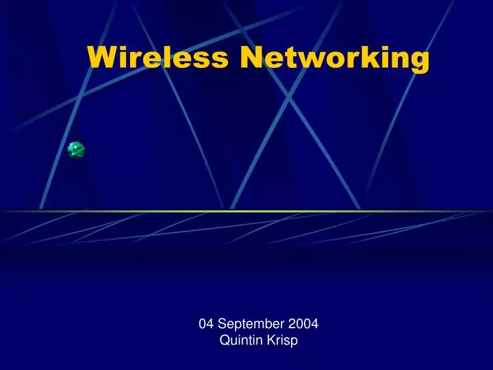 wireless networking