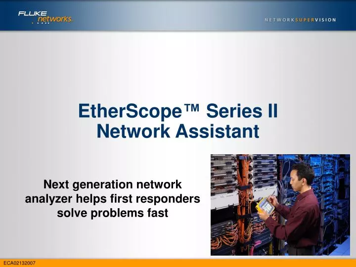 etherscope series ii network assistant