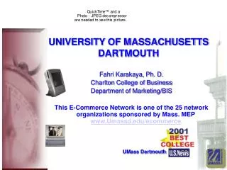 UNIVERSITY OF MASSACHUSETTS DARTMOUTH