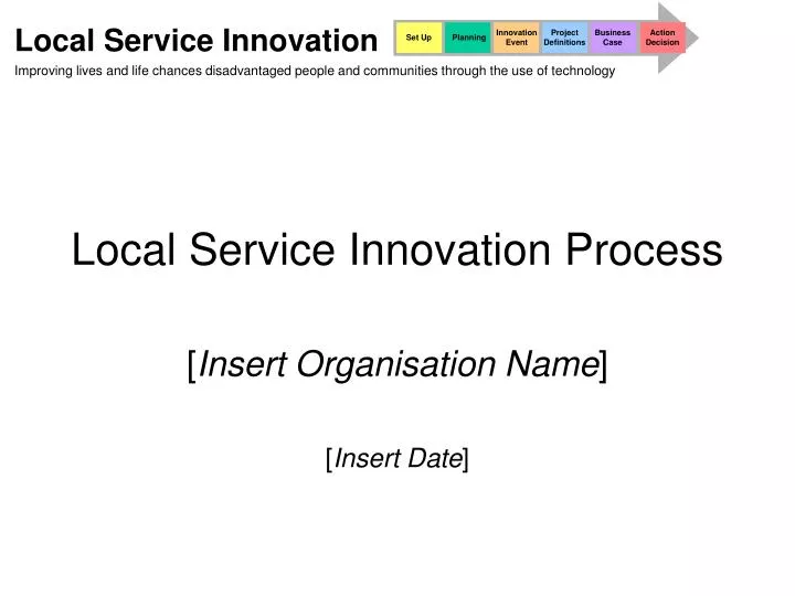 local service innovation process
