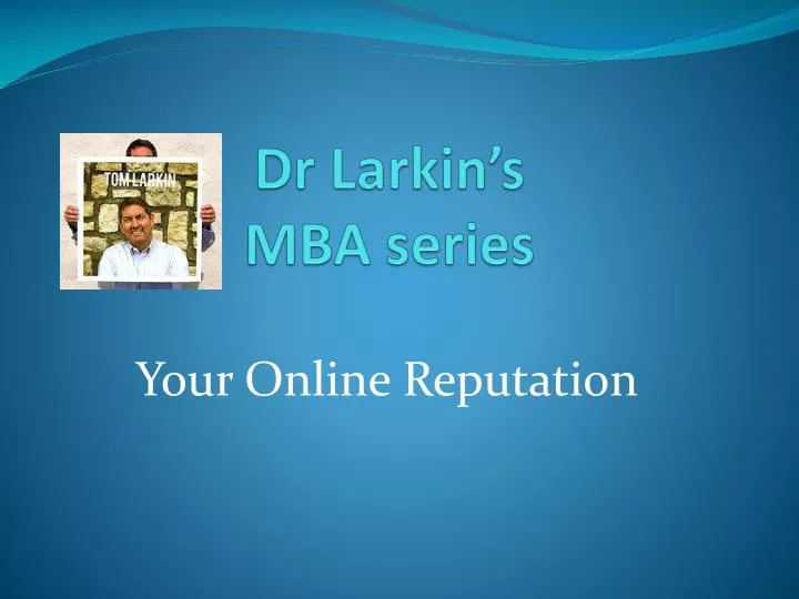dr larkin s mba series