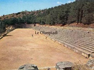 le olimpiadi