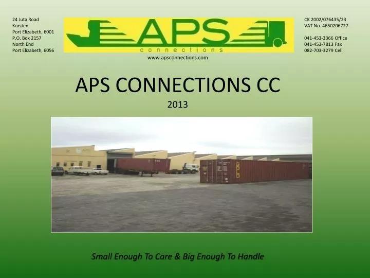 aps connections cc 2013