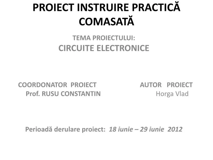 proiect instruire practic comasat