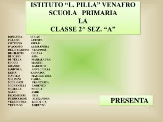 istituto l pilla venafro scuola primaria la classe 2 sez a