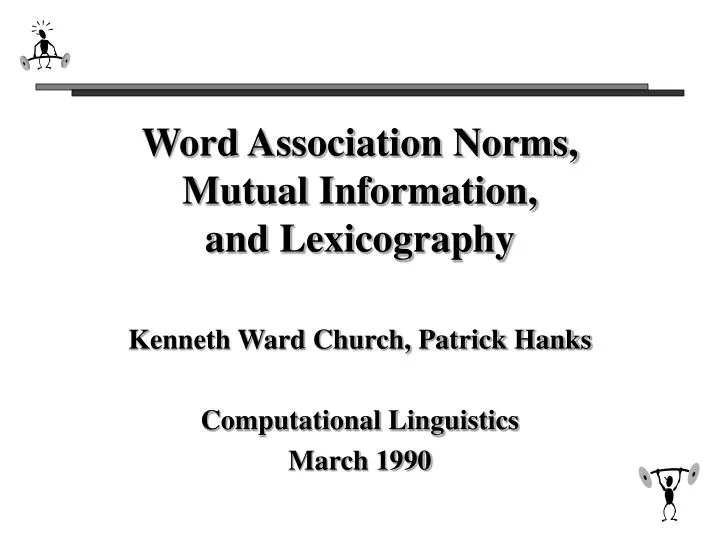 word association norms mutual information and lexicography