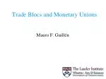 Trade Blocs and Monetary Unions - slide 1
