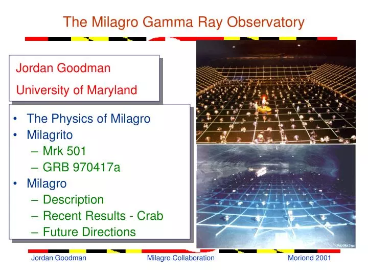 the milagro gamma ray observatory