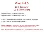 Chap 4 &amp; 5 - slide 1