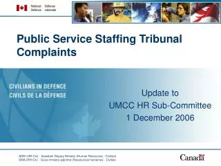 Public Service Staffing Tribunal Complaints