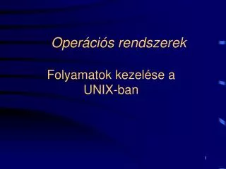 oper ci s rendszerek
