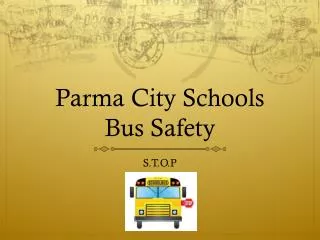 Parma City Schools Bus Safety