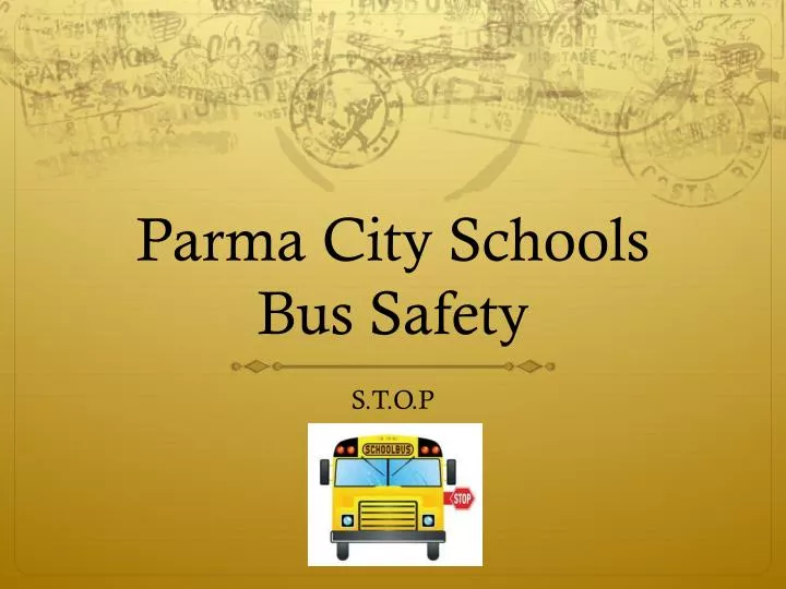 parma city schools bus safety