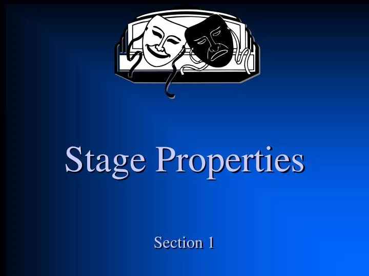 stage properties