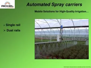 Automated Spray carriers