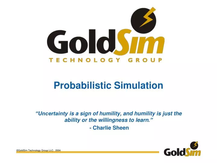 probabilistic simulation