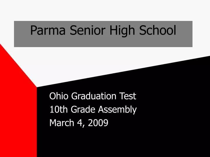 parma senior high school