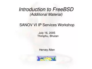 Introduction to FreeBSD (Additional Material)