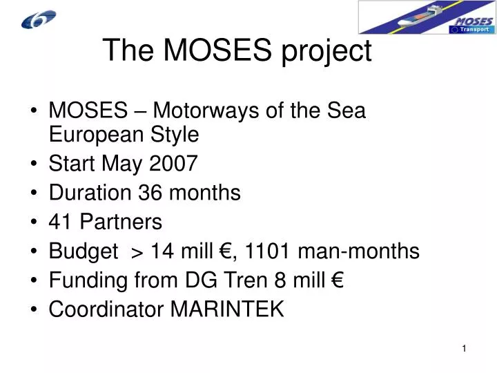 the moses project