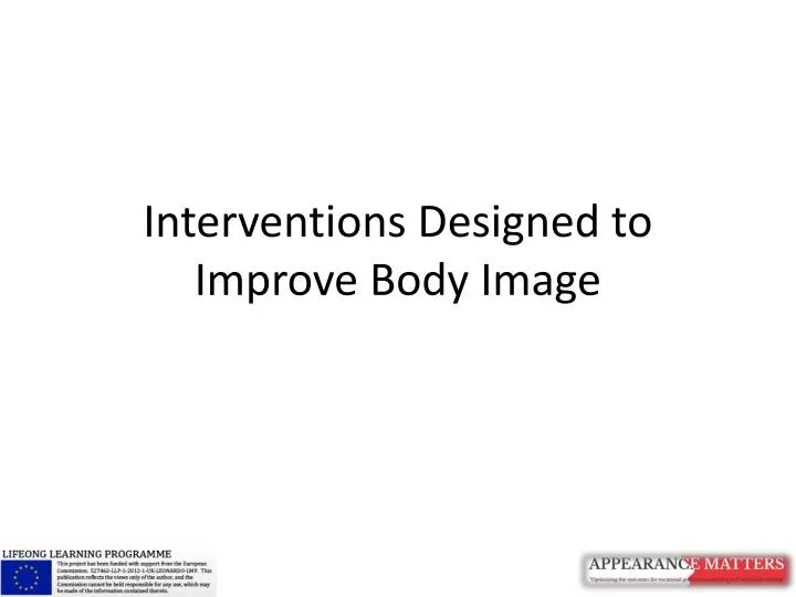 interventions designed to improve body image