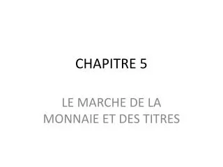 chapitre 5
