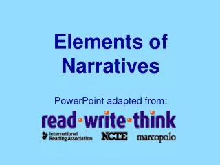 Elements of Narratives