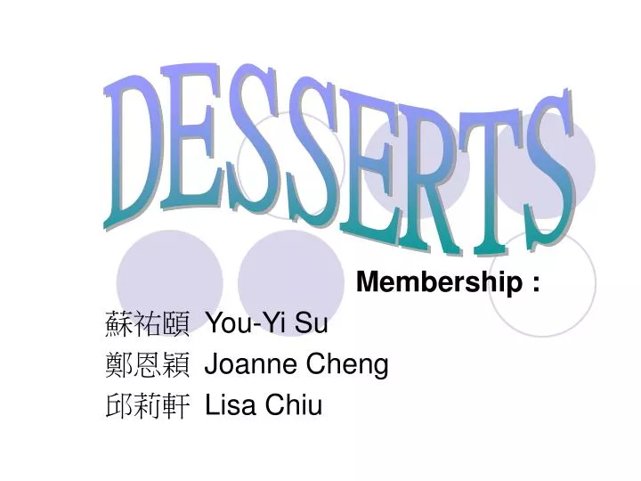 membership you yi su joanne cheng lisa chiu