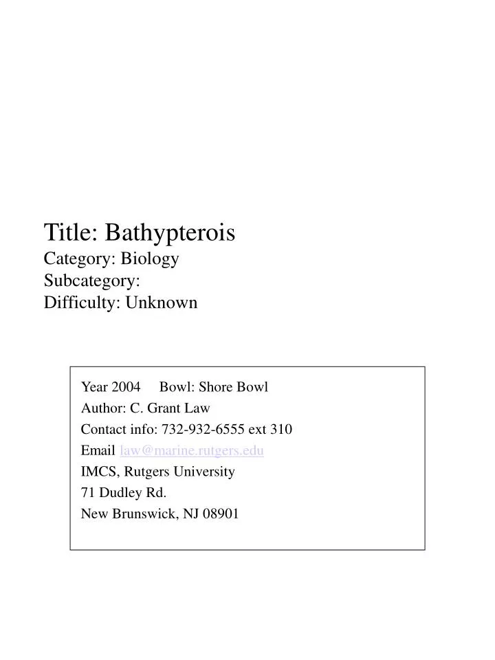 title bathypterois category biology subcategory difficulty unknown