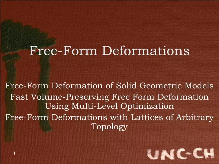 free form deformations