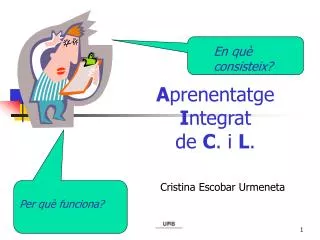 a prenentatge i ntegrat de c i l